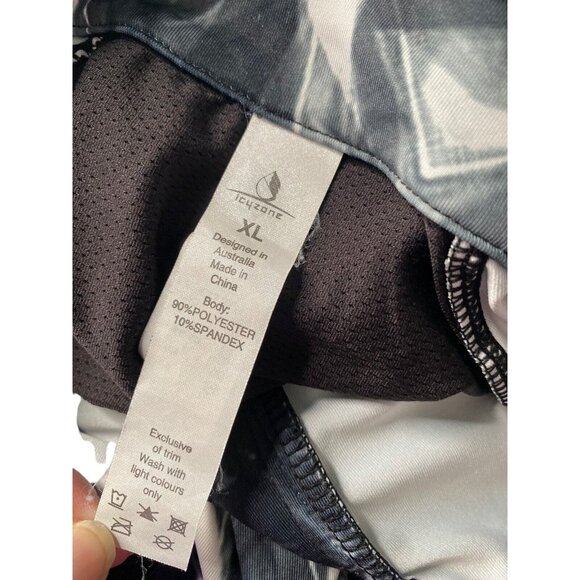 Icyzone Woman's XL Cycling Workout Long Sleeve Shirt Yoga Running 1/4 Zip Pocket - Picture 4 of 7